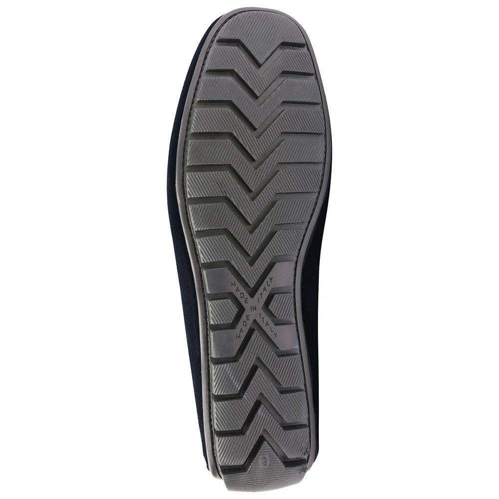 Bruno Magli Xander Suede Driving Moccasin Navy