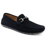 Bruno Magli Xander Suede Driving Moccasin Navy