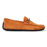 Bruno Magli Xander Suede Driving Moccasin Orange