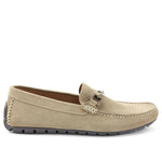 Bruno Magli Xander Suede Driving Moccasin Taupe
