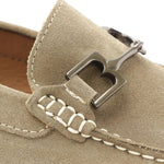 Bruno Magli Xander Suede Driving Moccasin Taupe