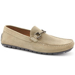 Bruno Magli Xander Suede Driving Moccasin Taupe