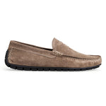 Bruno Magli Xane Suede Casual Slip-on Driving Moccasin Taupe