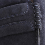 Bruno Magli Xeleste Suede Driving Moccasin Navy