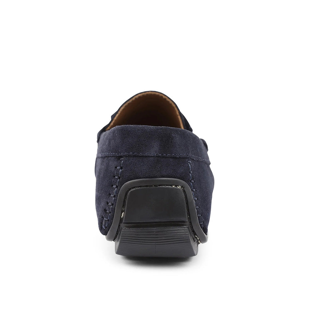 Bruno Magli Xeleste Suede Driving Moccasin Navy