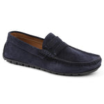 Bruno Magli Xeleste Suede Driving Moccasin Navy