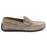 Bruno Magli Xeleste Suede Driving Moccasin Taupe