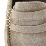 Bruno Magli Xeleste Suede Driving Moccasin Taupe