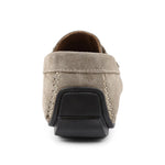Bruno Magli Xeleste Suede Driving Moccasin Taupe