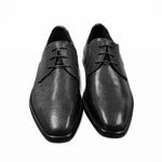 Calzoleria Toscana Budrio Saffiano Leather Lace-Up Black