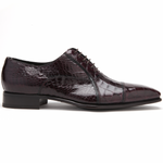 Caporicci 201 Genuine Alligator Spectator Shoes Bordo (Burgundy)