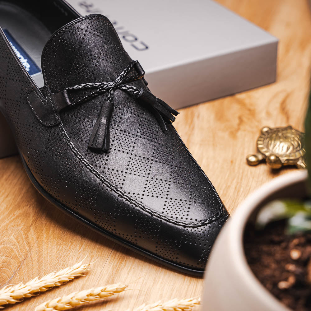 Corrente C0001105-5509 Tassel Loafer Black