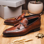 Corrente C0001106-5509 Tassel Loafer Tan