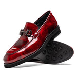 Corrente C0001206-7249 Bit Loafer Shoes Marble Red