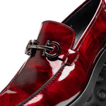 Corrente C0001206-7249 Bit Loafer Shoes Marble Red