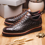 Corrente C21101-4005-OST Genuine Ostrich Sneakers Brown