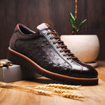 Corrente C21101-4005-OST Genuine Ostrich Sneakers Brown