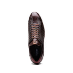 Corrente Genuine Ostrich Sneakers Brown