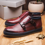 Corrente C21301-4302 Hightop Sneaker Burgundy