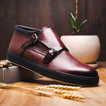 Corrente C21301-4302 Hightop Sneaker Burgundy