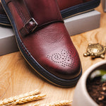 Corrente C21301-4302 Hightop Sneaker Burgundy