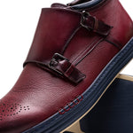 Corrente C21301-4302 Hightop Sneaker Burgundy