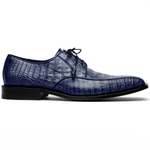 Los Altos Caiman Belly Bicycle Toe Shoes Navy Blue