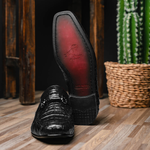 Los Altos Caiman Bit Loafers Black