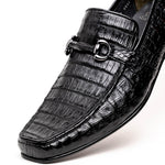 Los Altos Caiman Bit Loafers Black