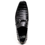 Los Altos Caiman Bit Loafers Black