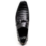 Los Altos Caiman Bit Loafers Black