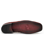 Los Altos Caiman Bit Loafers Burgundy