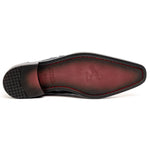 Los Altos Caiman Belly Derby Shoes Black