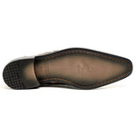 Los Altos Caiman Belly Derby Shoes Brown