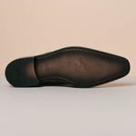 Los Altos Caiman Belly Derby Shoes Brown