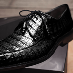Los Altos Caiman Belly Bicycle Toe Shoes Black