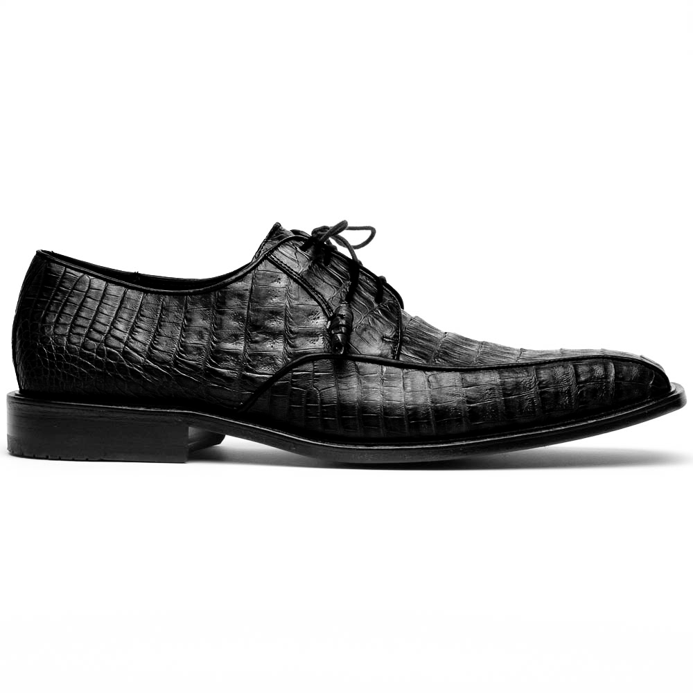 Los Altos Caiman Belly Bicycle Toe Shoes Black