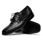 Los Altos Caiman Belly Bicycle Toe Shoes Black