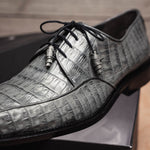 Los Altos Caiman Belly Bicycle Toe Shoes Gray