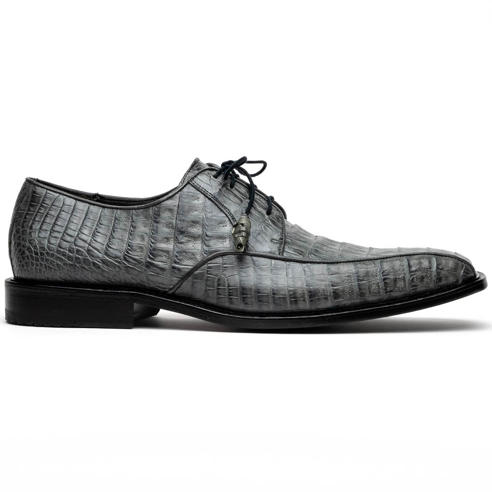 Los Altos Caiman Belly Shoes Gray