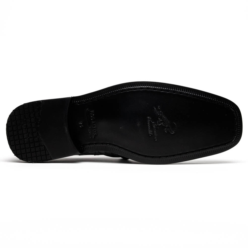Los Altos Caiman Belly Bicycle Toe Shoes Navy Blue