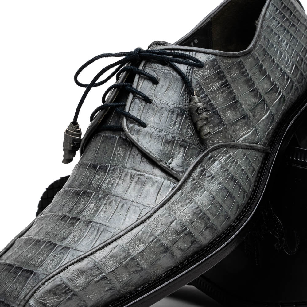 Los Altos Caiman Belly Shoes Gray