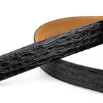 Marco Di Milano Caiman Crocodile Belt Black