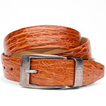 Marco Di Milano Caiman Crocodile Belt Honey