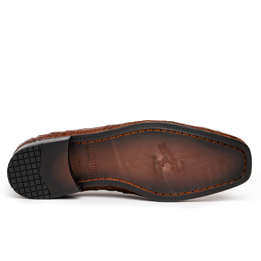 Los Altos Caiman Bit Loafers Brown