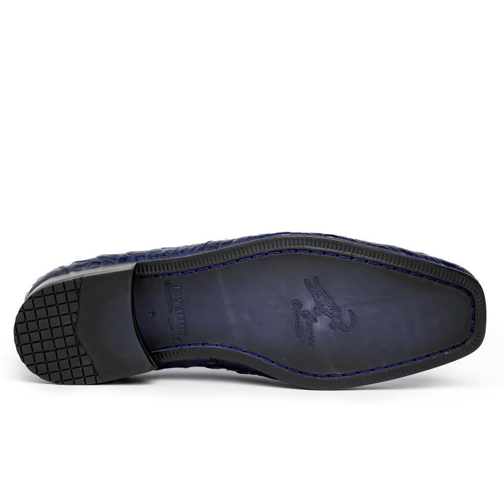 Los Altos Caiman Bit Loafers Navy