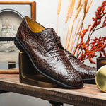 Los Altos Caiman Hornback Shoes Brown