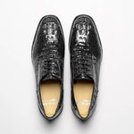 Los Altos Caiman Hornback Shoes Black
