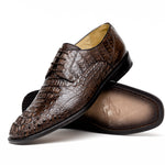 Los Altos Caiman Hornback Shoes Brown