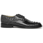 Los Altos Caiman Hornback Shoes Black